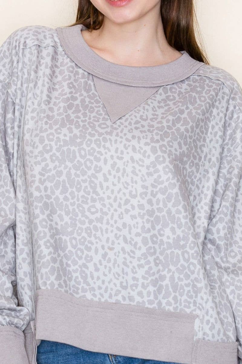 Curvy Leopard Print Knit