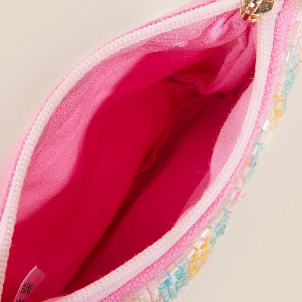 Cash Money Beaded Coin Purse