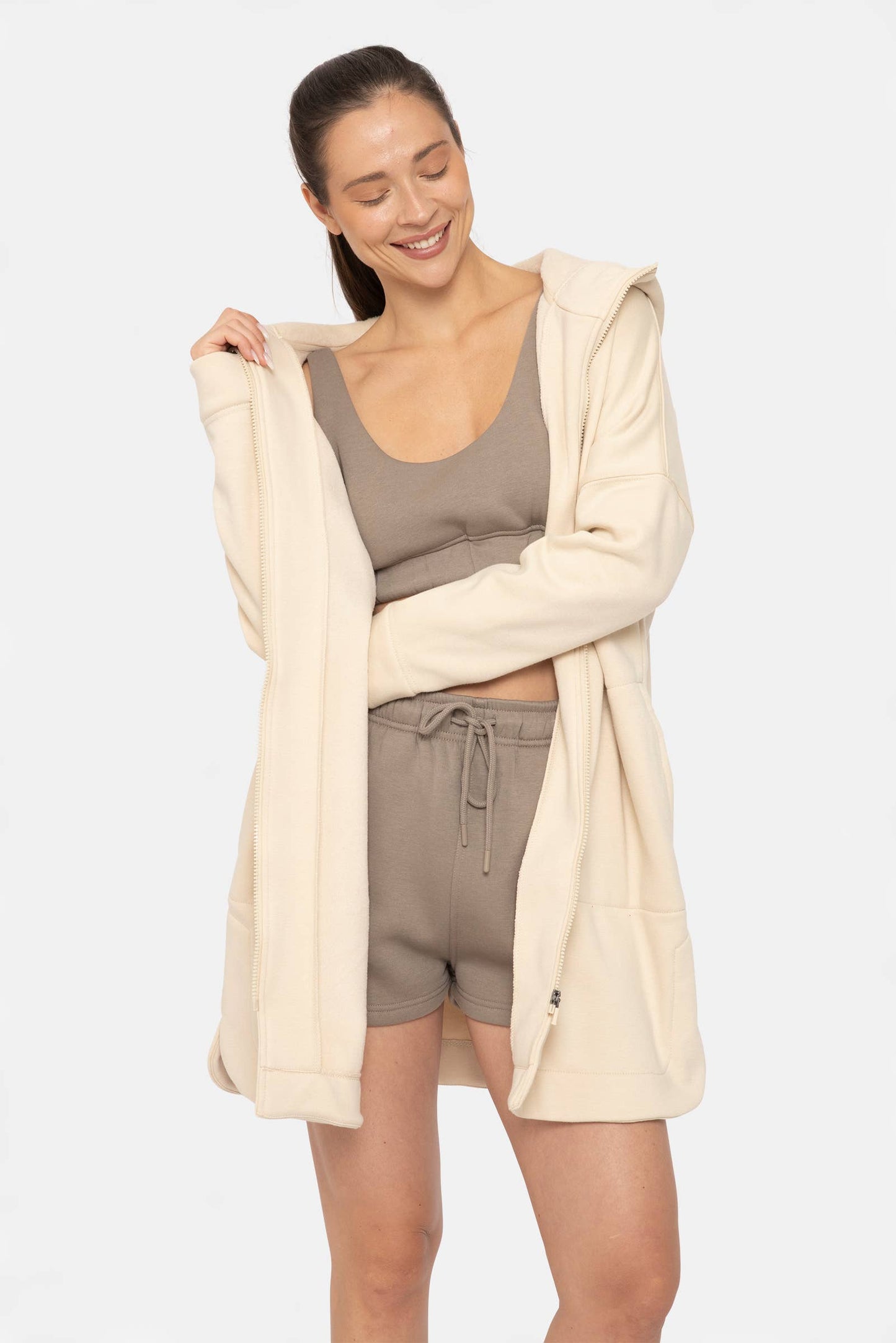 Champagne Longline Jacket