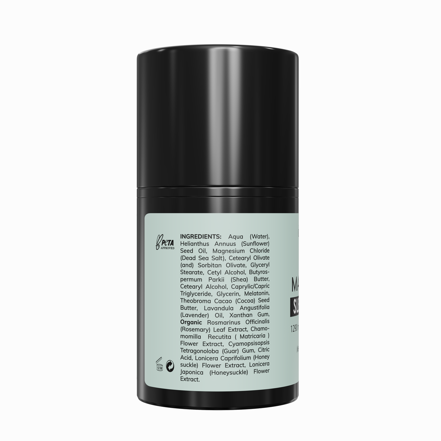 Magnesium Sleep Cream - Melatonin/Muscle Relief Lotion 1.7oz