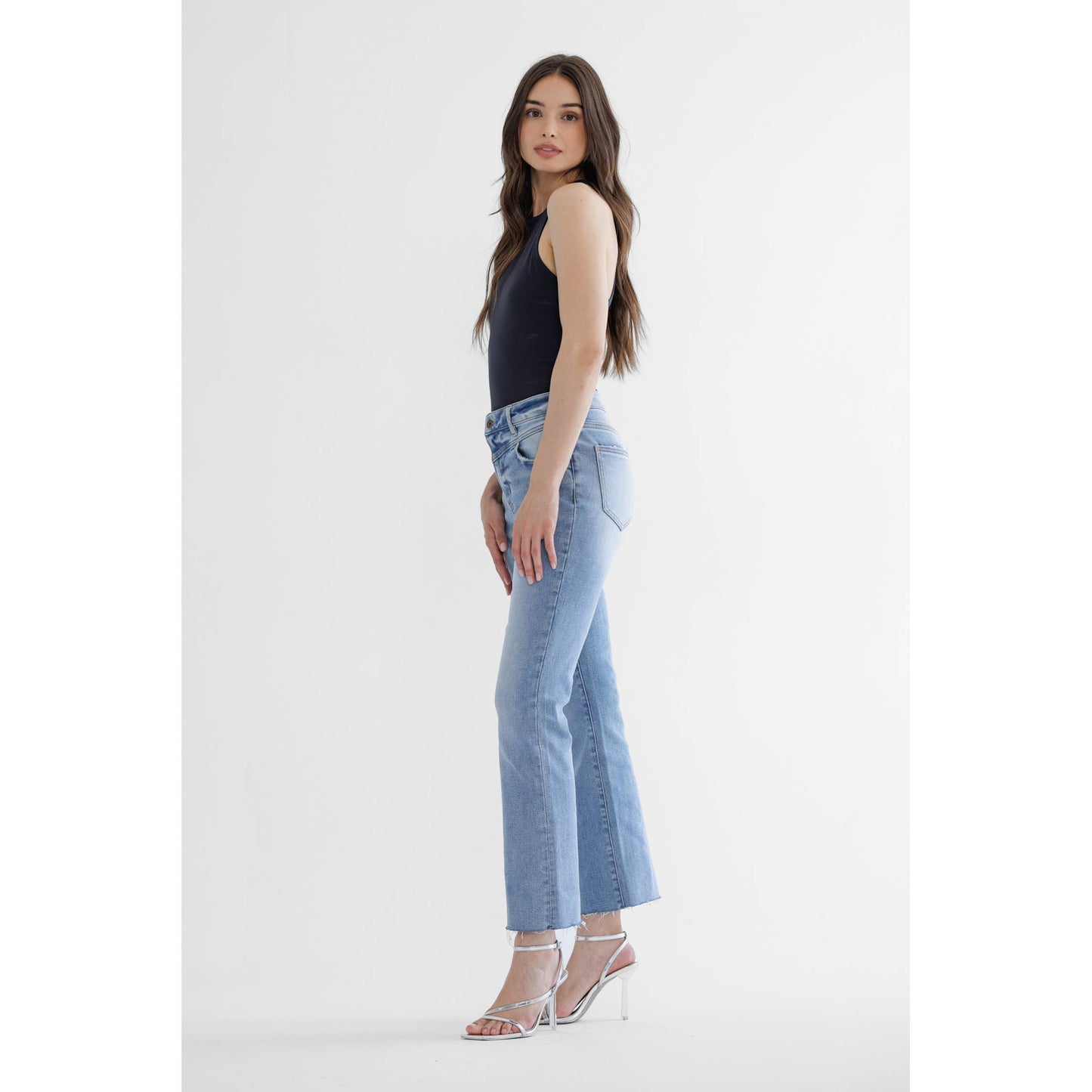 Light Blue Front Yoke Denim