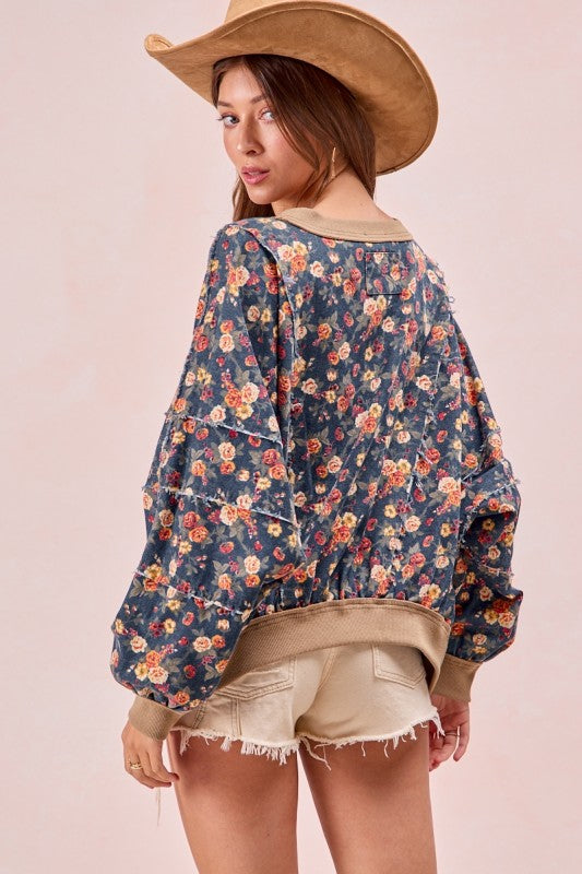 Floral Sweatshirt