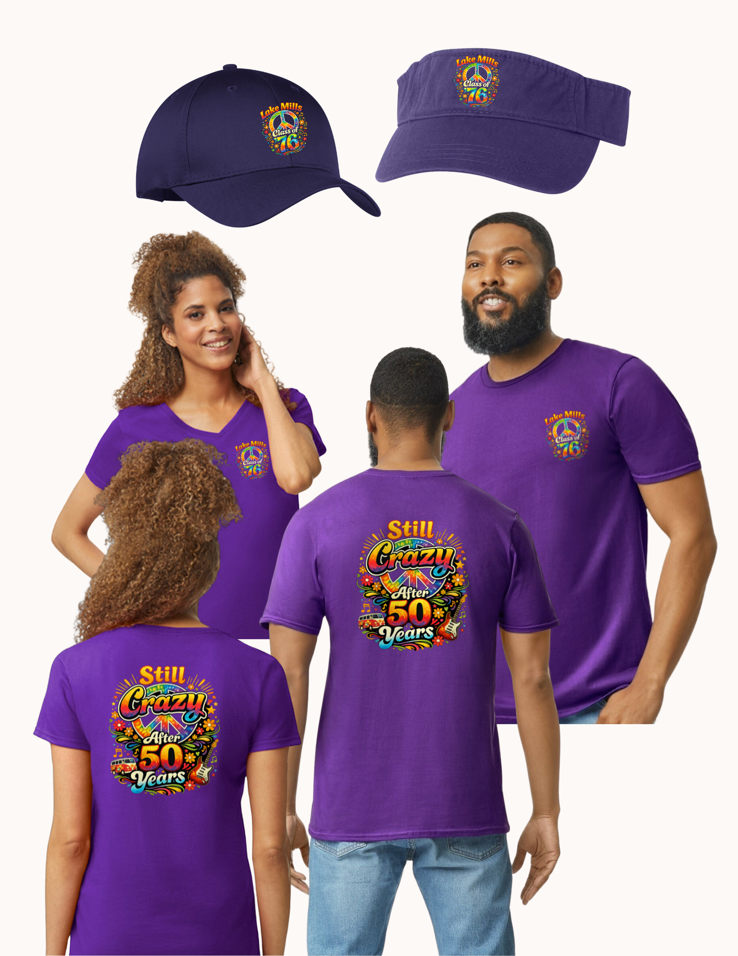 Lake Mills Class of ‘76 50th Class Reunion Apparel