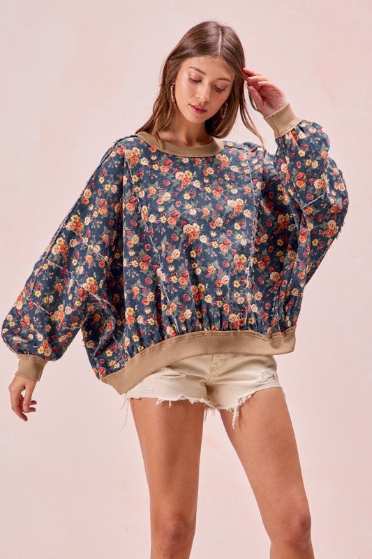Floral Sweatshirt