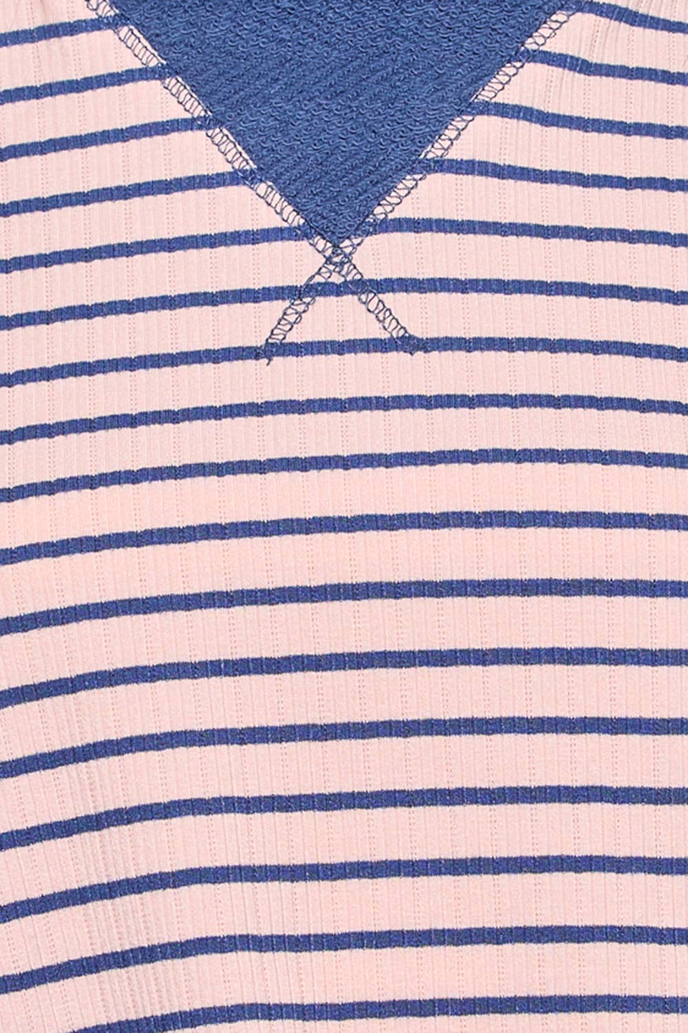Pink Denim Striped