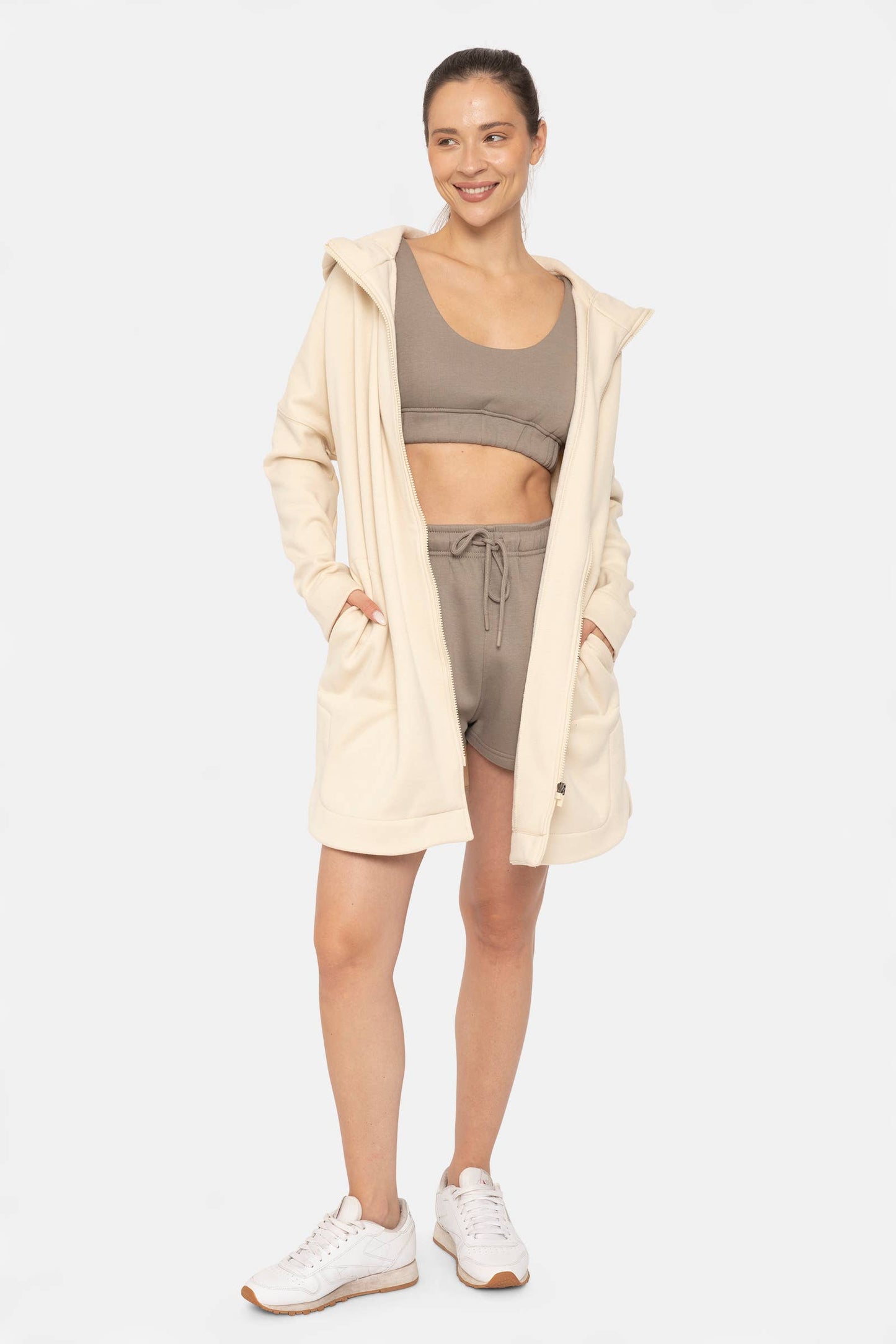 Champagne Longline Jacket