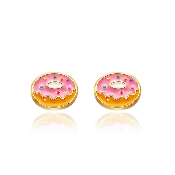 Lil J's Very Berry Donut Earrings