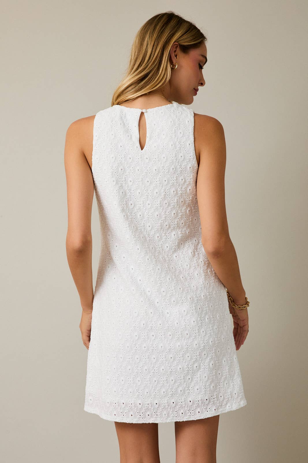 White Eyelet Dress