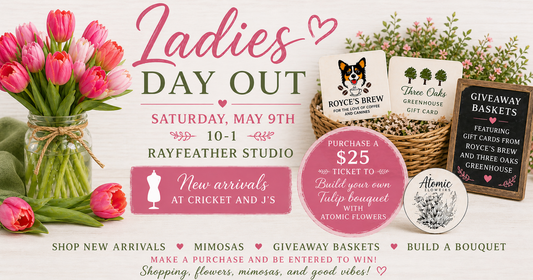 Ladies Day Out Event: Make & Take Tulip & Wildflower Arrangements