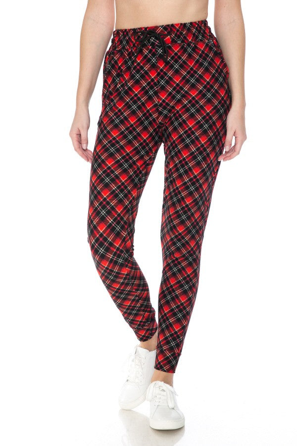 Plaid Buttery Soft Jogger