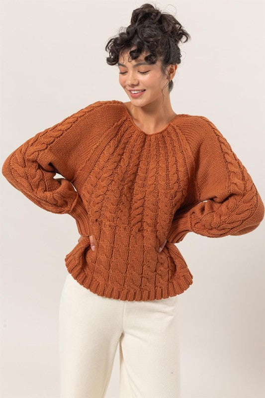 Chocolate Knit Sweater