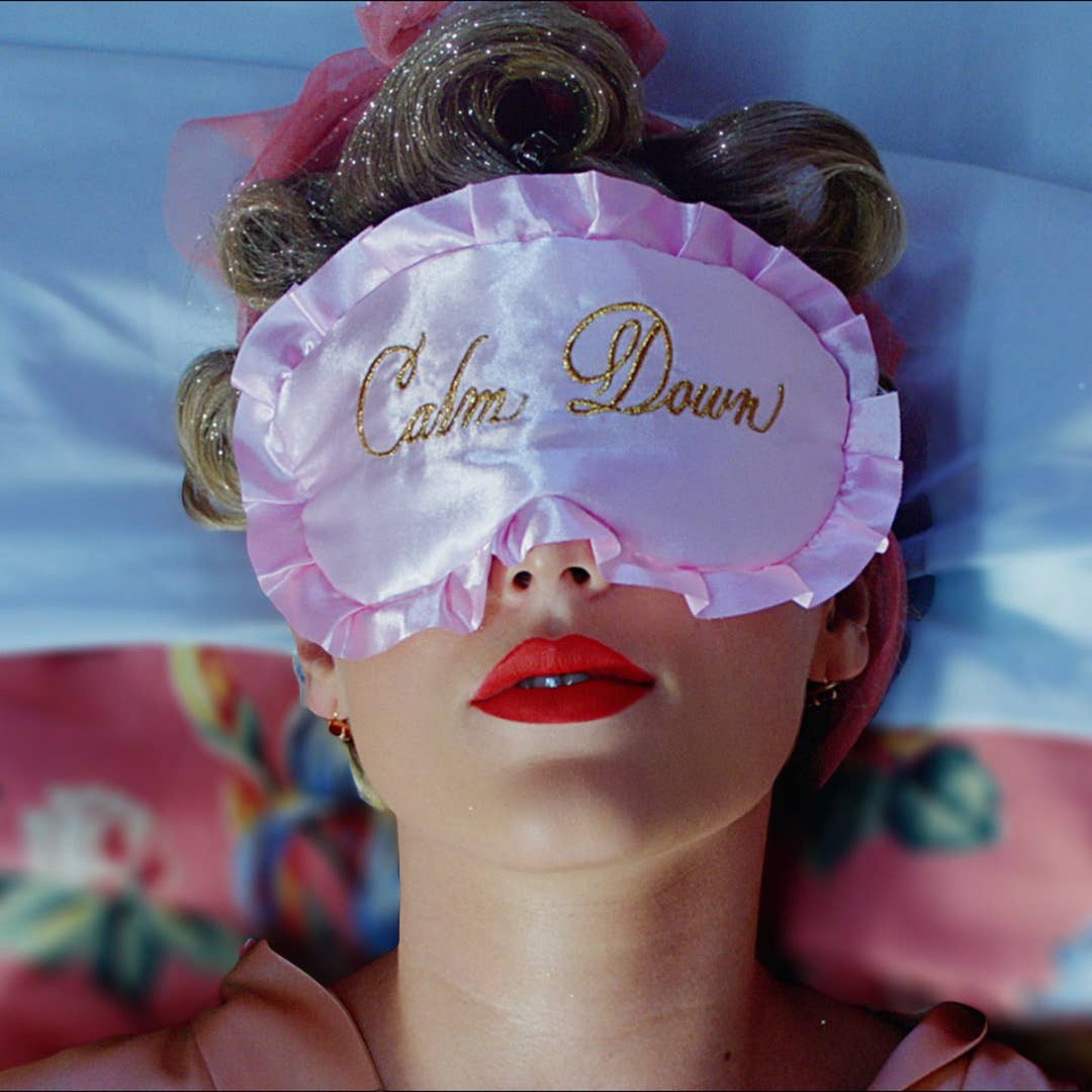 Taylor Swift inspired Calm Down Silk Sleeping Eye Mask