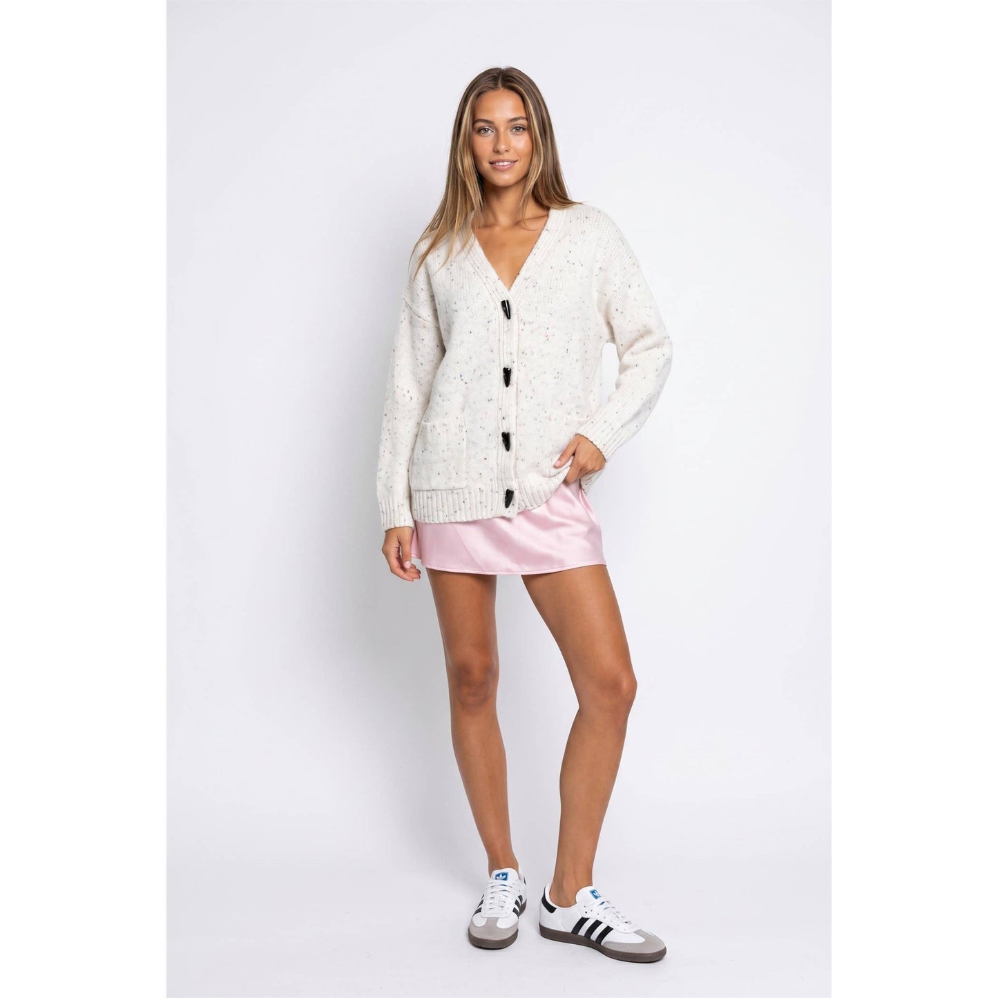 Oatmeal Confetti Cardigan