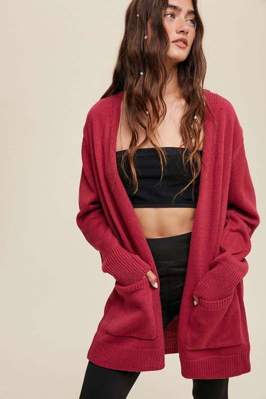 Magenta Cardigan