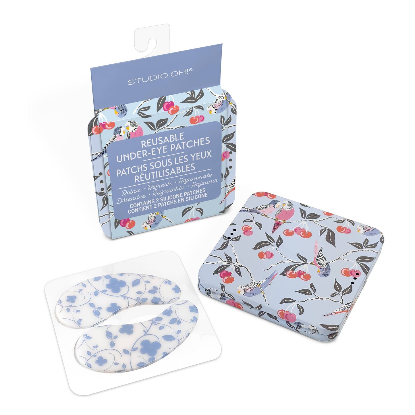 Birds in the Cherry Tree Reusable Under-Eye Patches