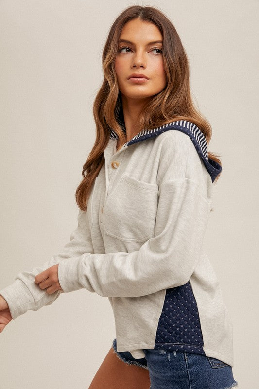 Jersey Hooded Pullover