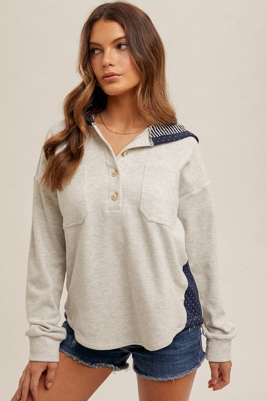 Jersey Hooded Pullover