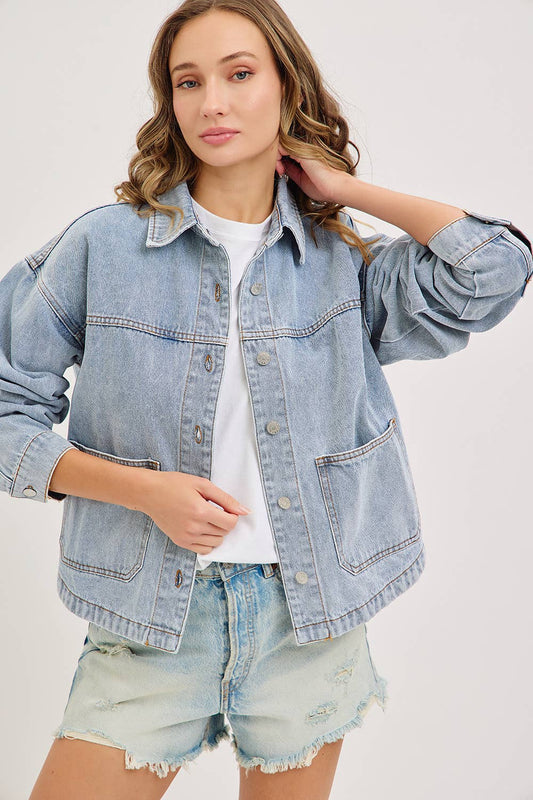 Washed Denim Jacket