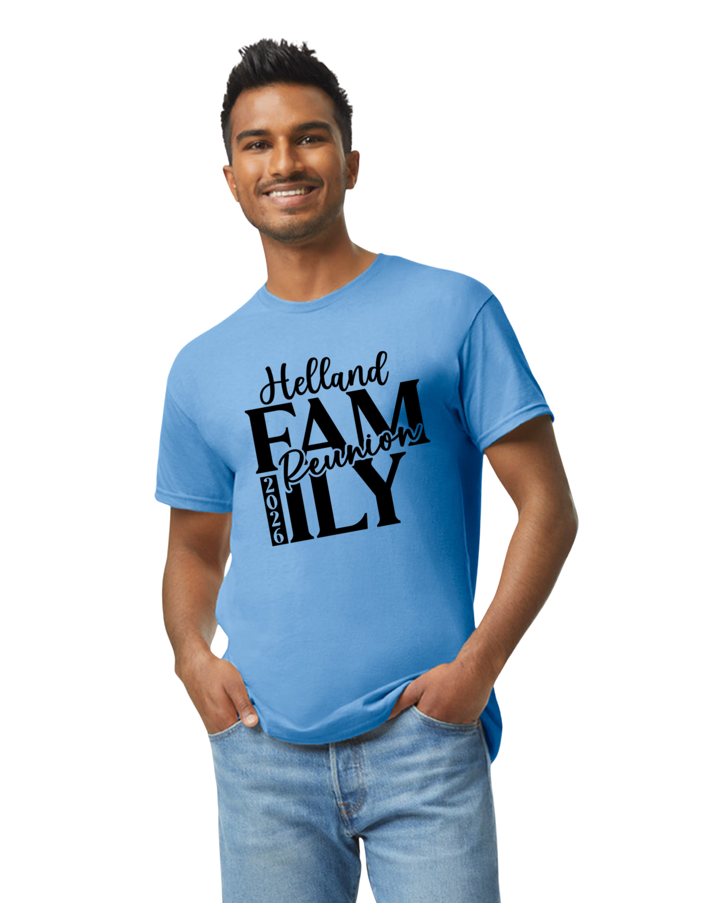 Helland Reunion Tee (Blue or Gray)