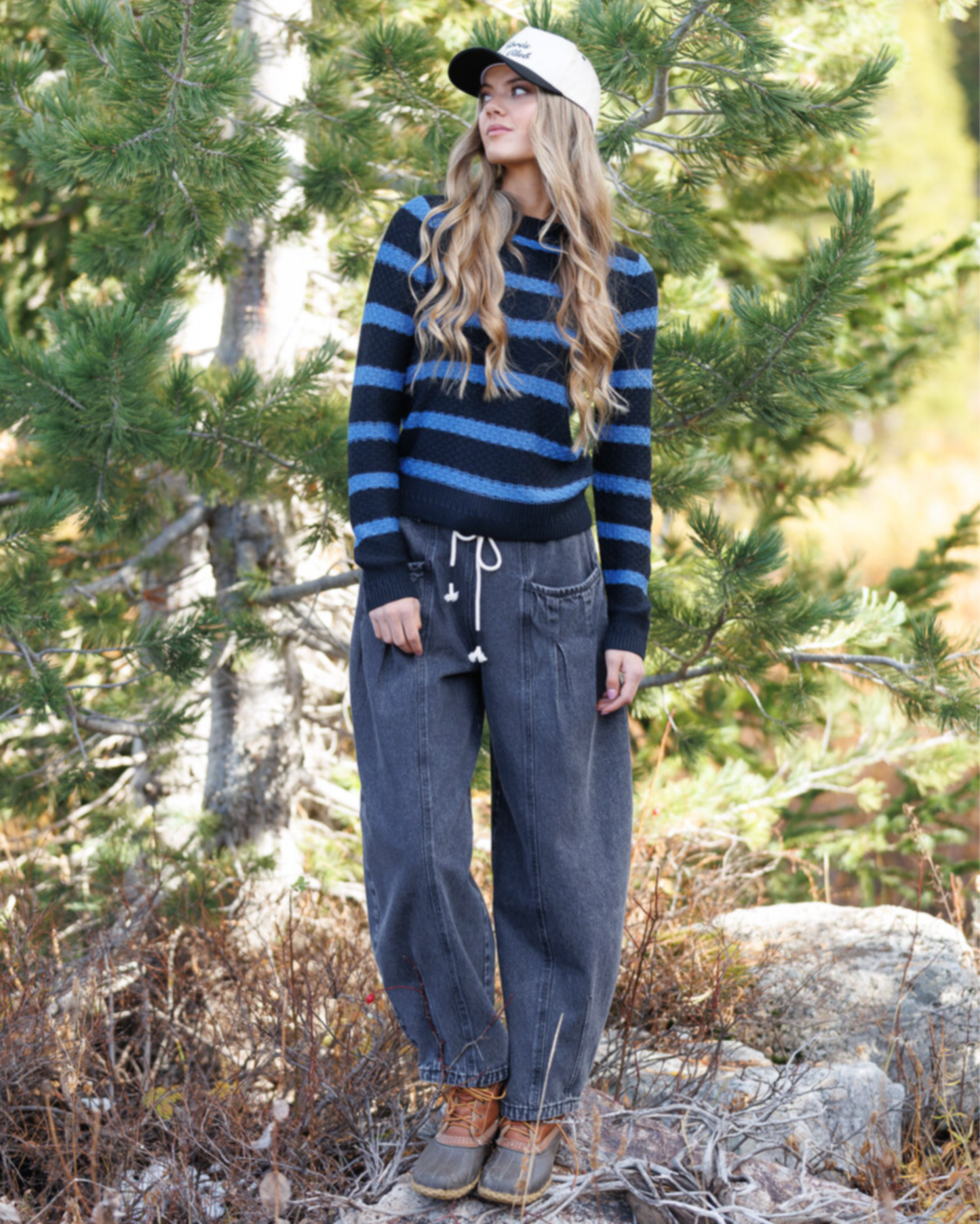 Bright Cobalt Stripe Sweater
