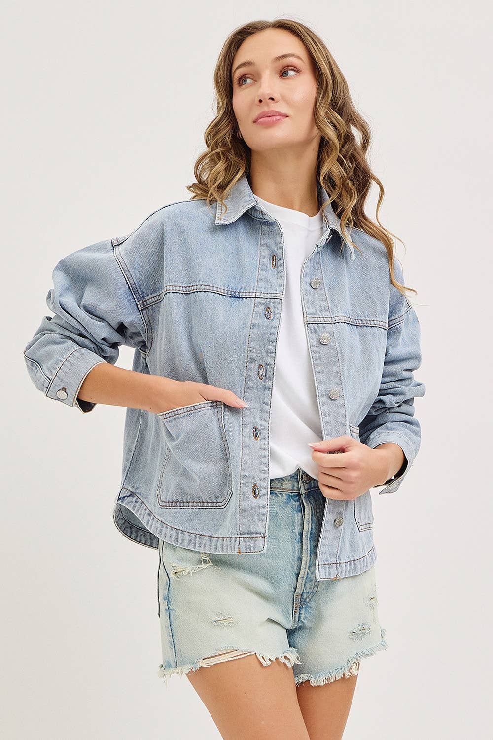 Washed Denim Jacket