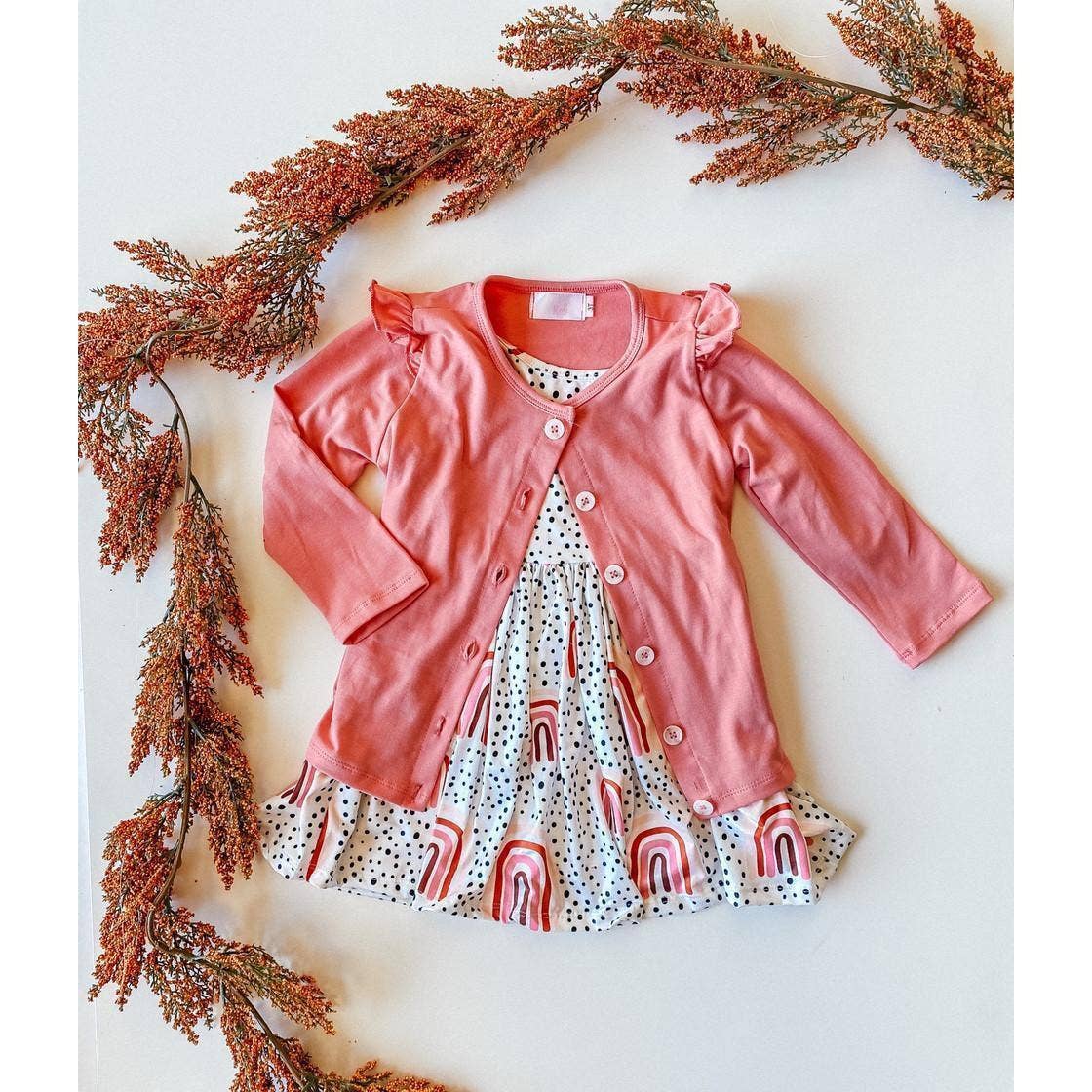 Peach Rainbow Dress
