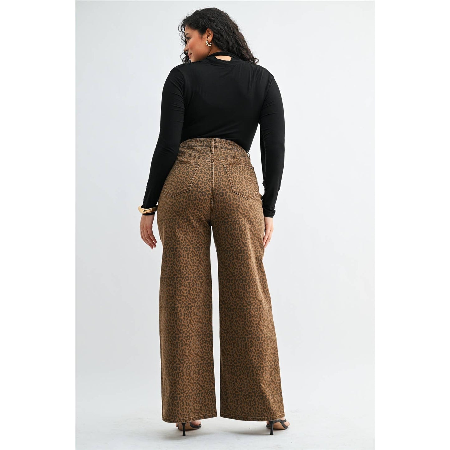 Curvy Leopard Jeans
