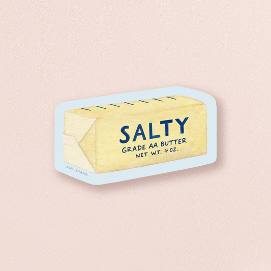 Salty Butter Stick Vinyl Sticker