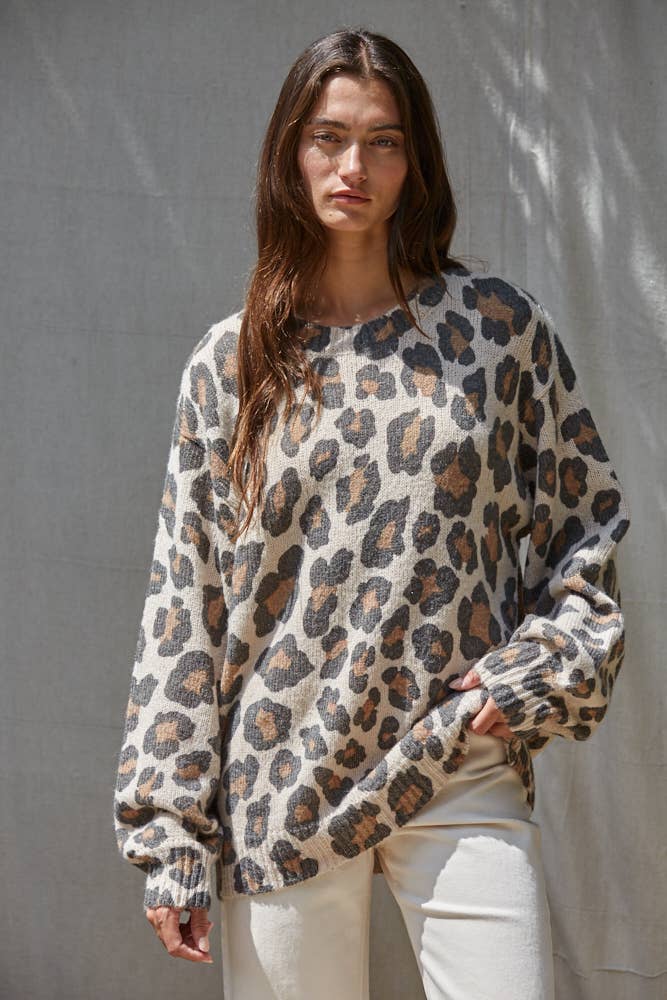 Leopard Print Sweater