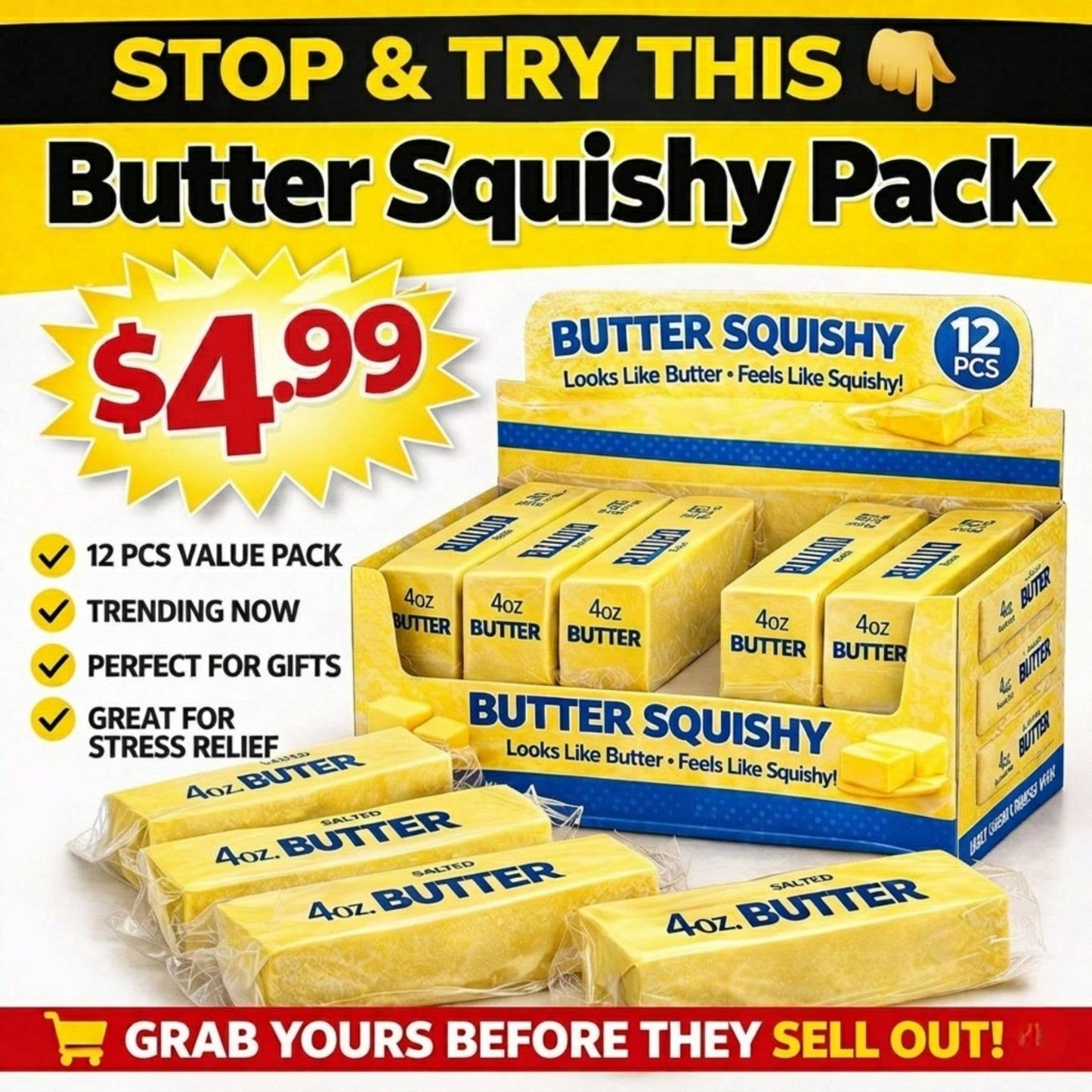 Butter Squishy – Viral “Looks Like Butter”