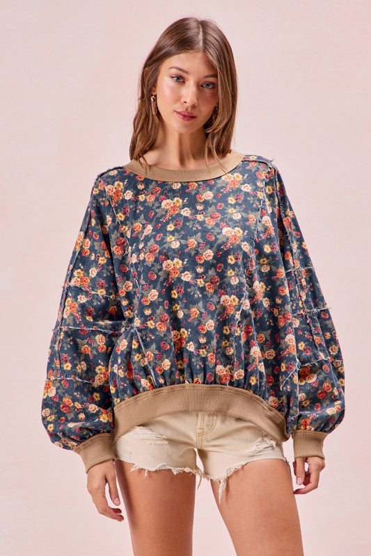 Floral Sweatshirt