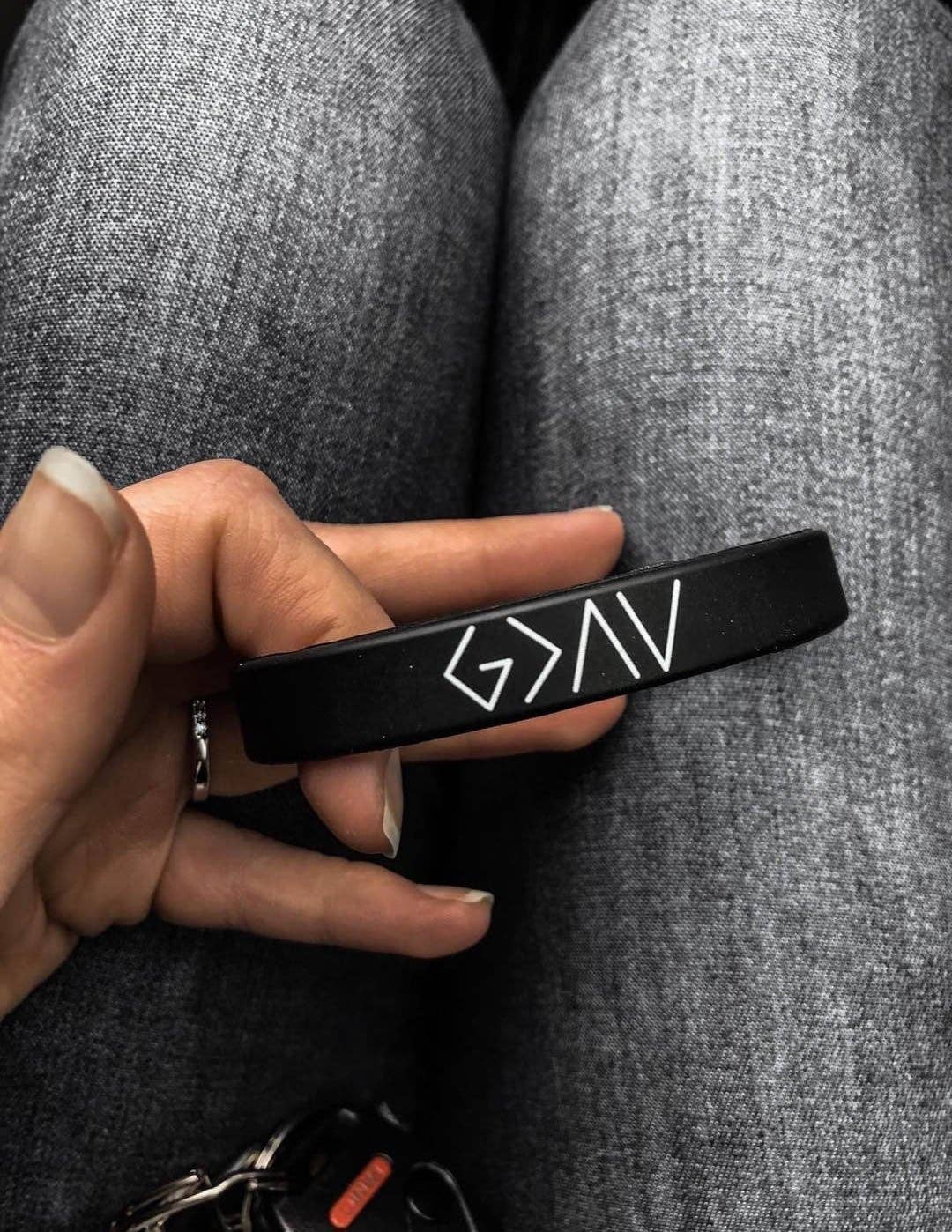 Highs and Lows Wristband: Black