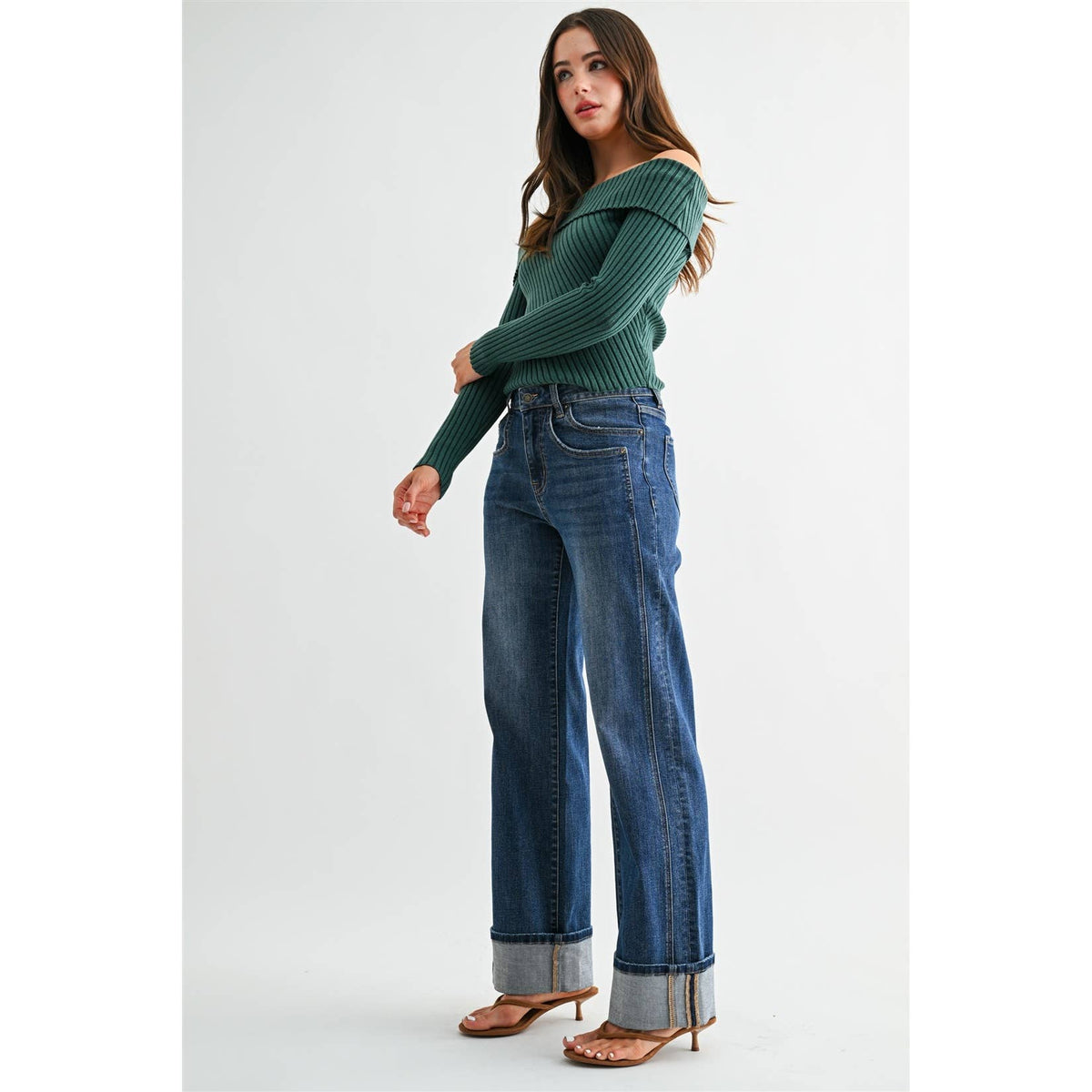 Annabelle Cuffed Denim
