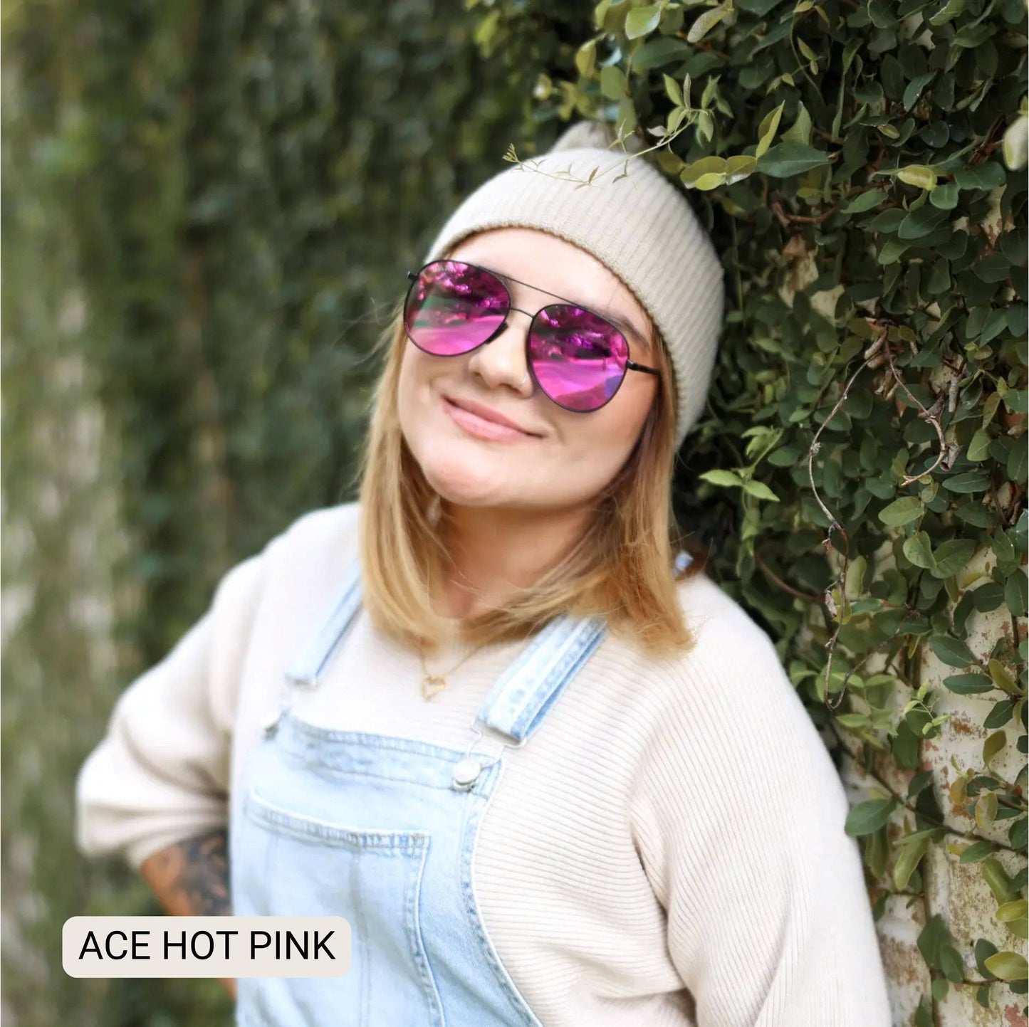 DAX Unisex Aviators: Hot Pink