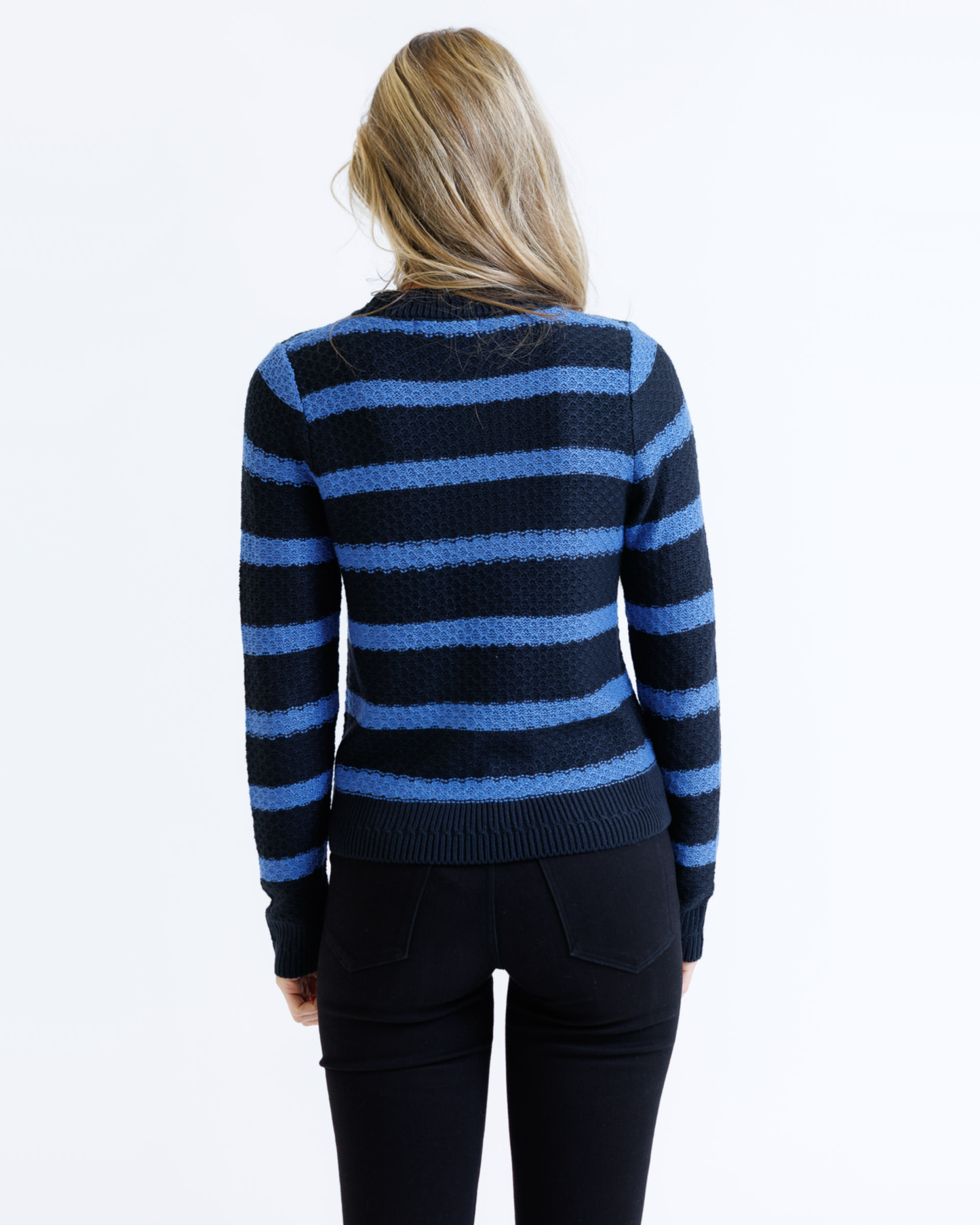 Bright Cobalt Stripe Sweater