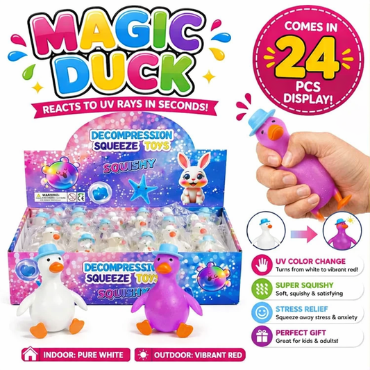 Magic Duck – UV Color-Changing Squishy