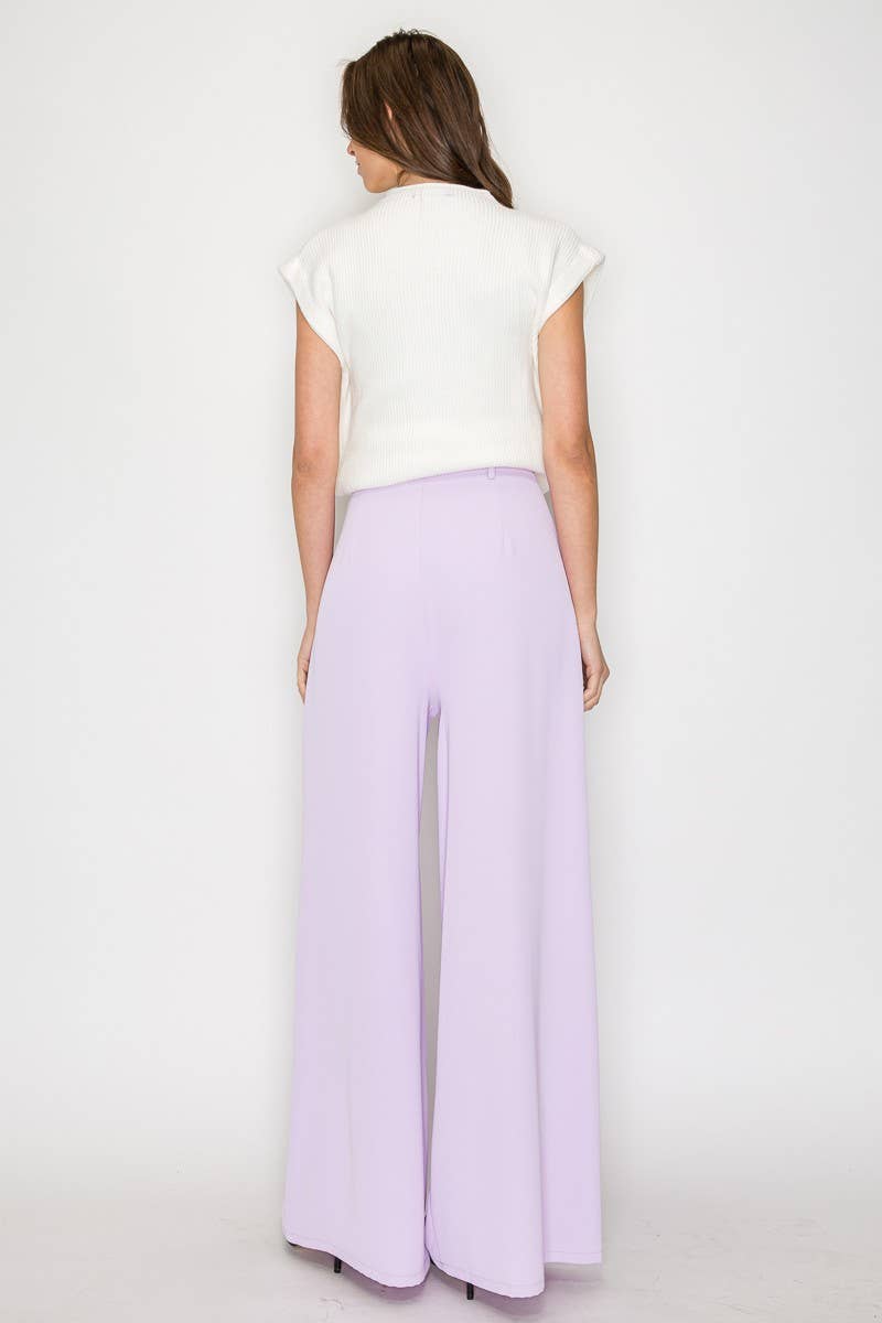 Lavender Wide Leg Trouser