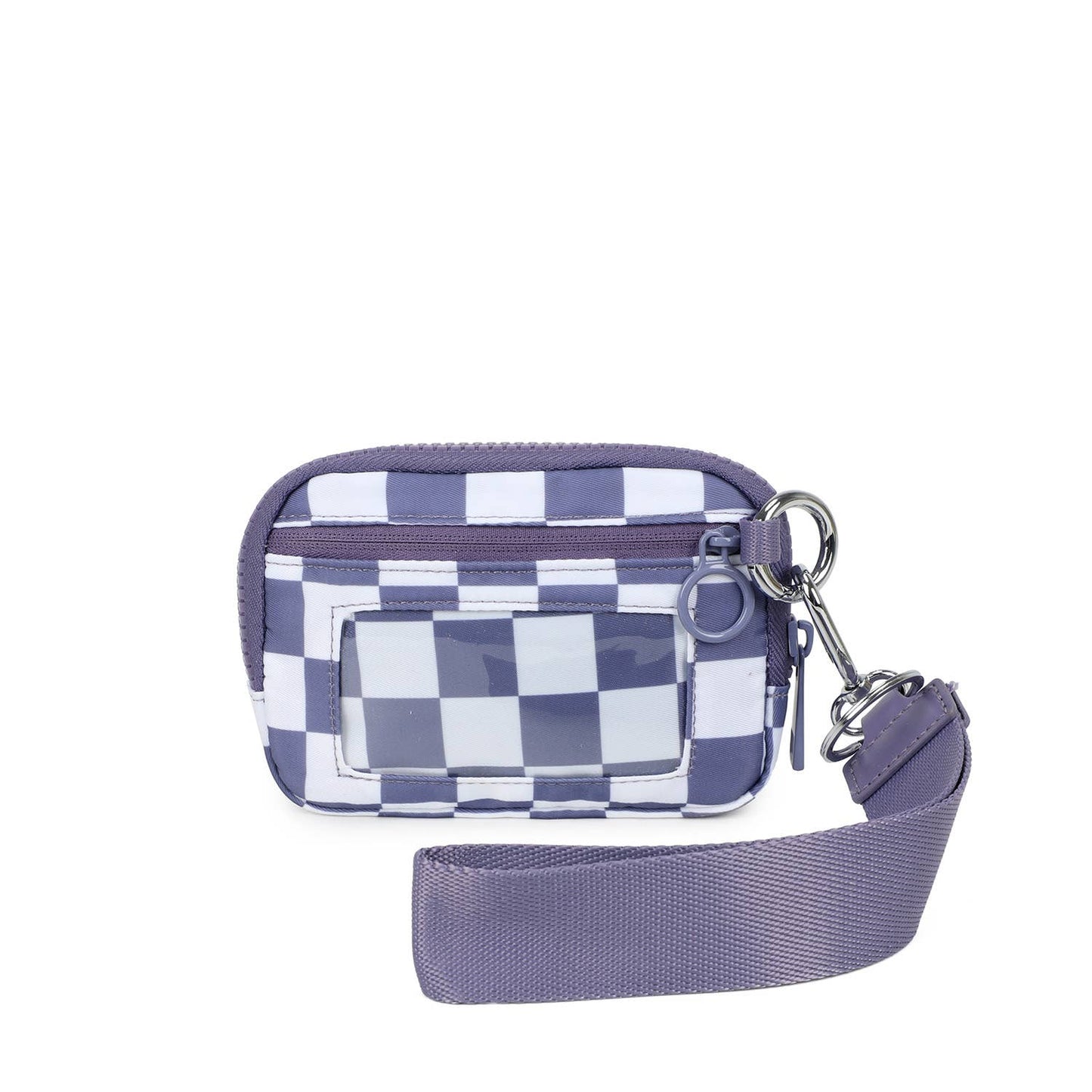 The Kenley Wristlet: Ivory Checker