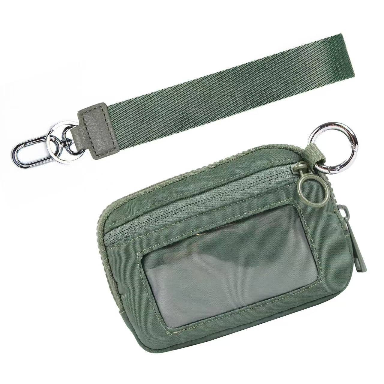 The Kenley Wristlet: Bean Green