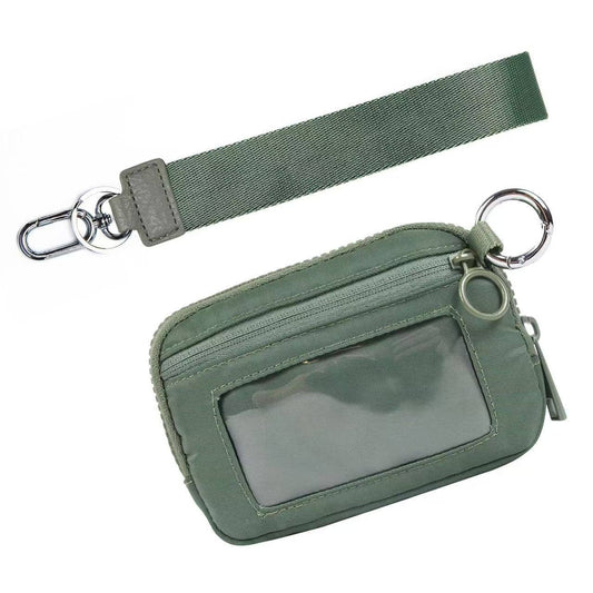 The Kenley Wristlet: Bean Green