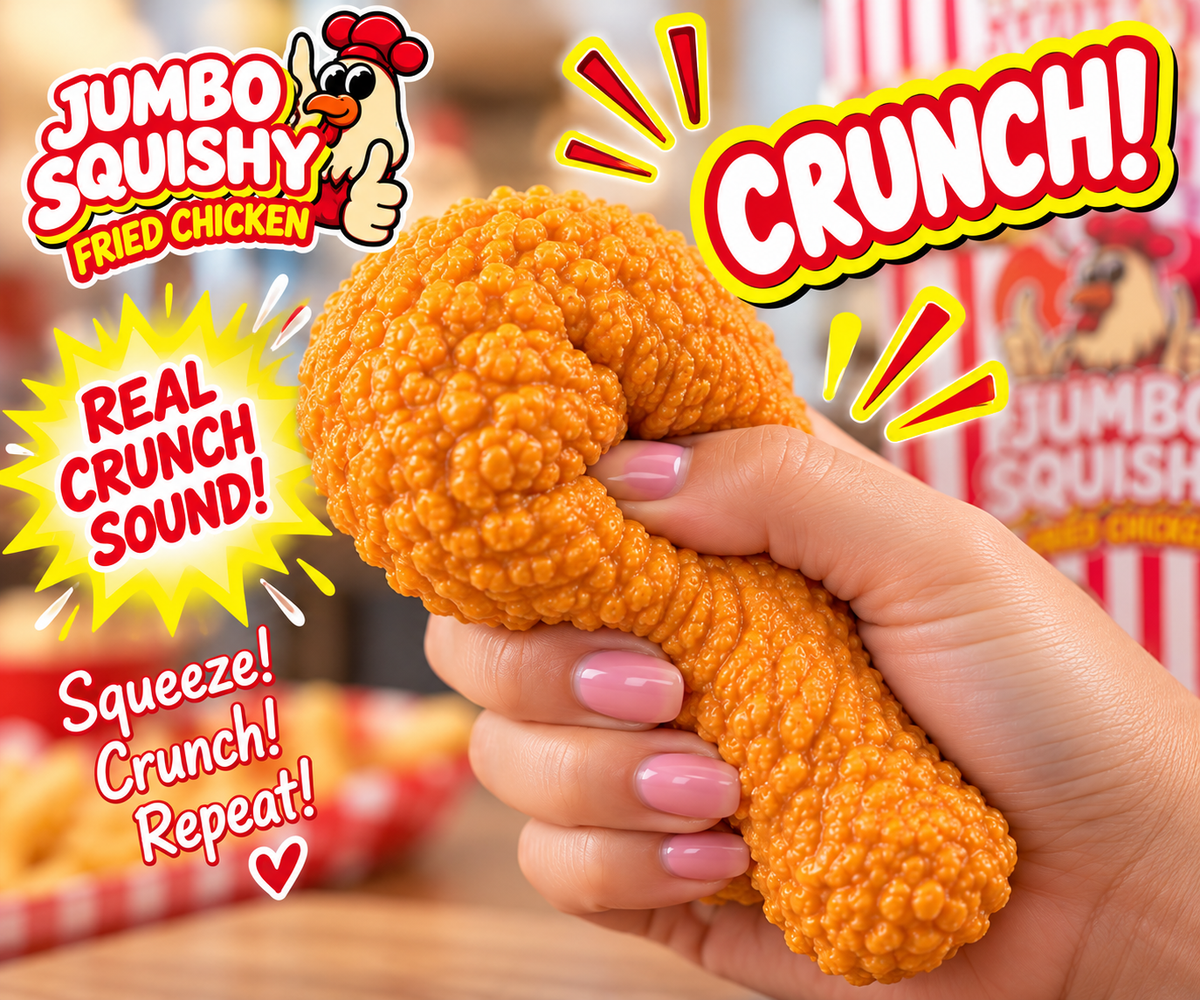 Crunchy Fried Chicken Squishy — ASMR Crunch Drumstick