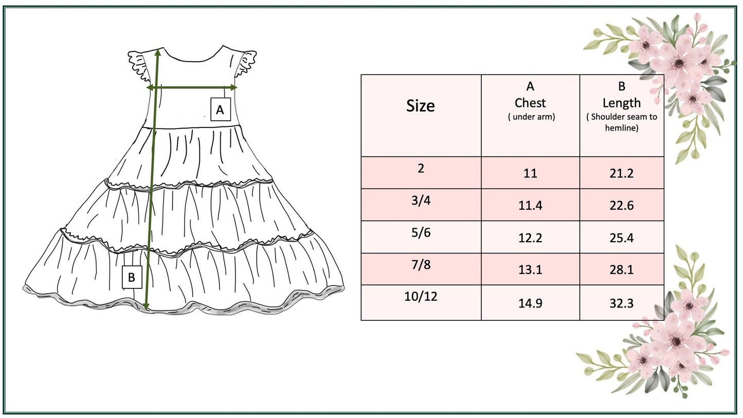Girls Bright Pink Rose Tiered Tulle Dress