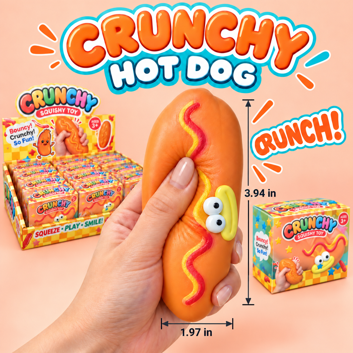 Crunchy Hot Dog ASMR Squishy