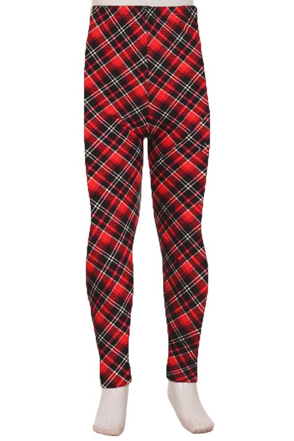 Kids Plaid Leggings