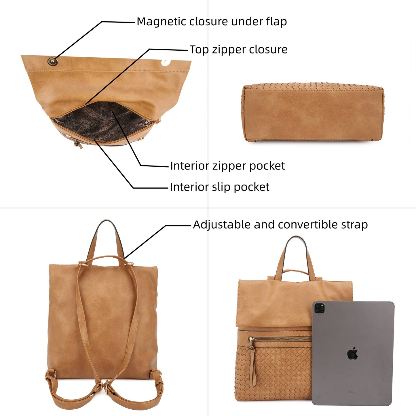 Helena Camel Backpack