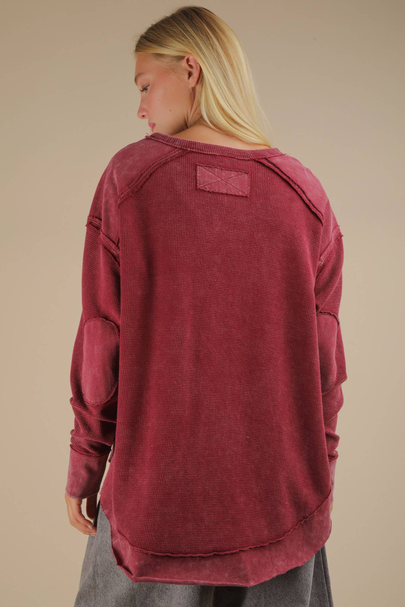 Curvy Mineral Washed Top
