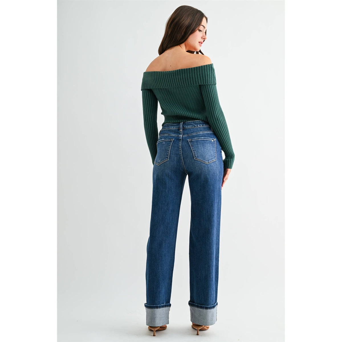 Annabelle Cuffed Denim
