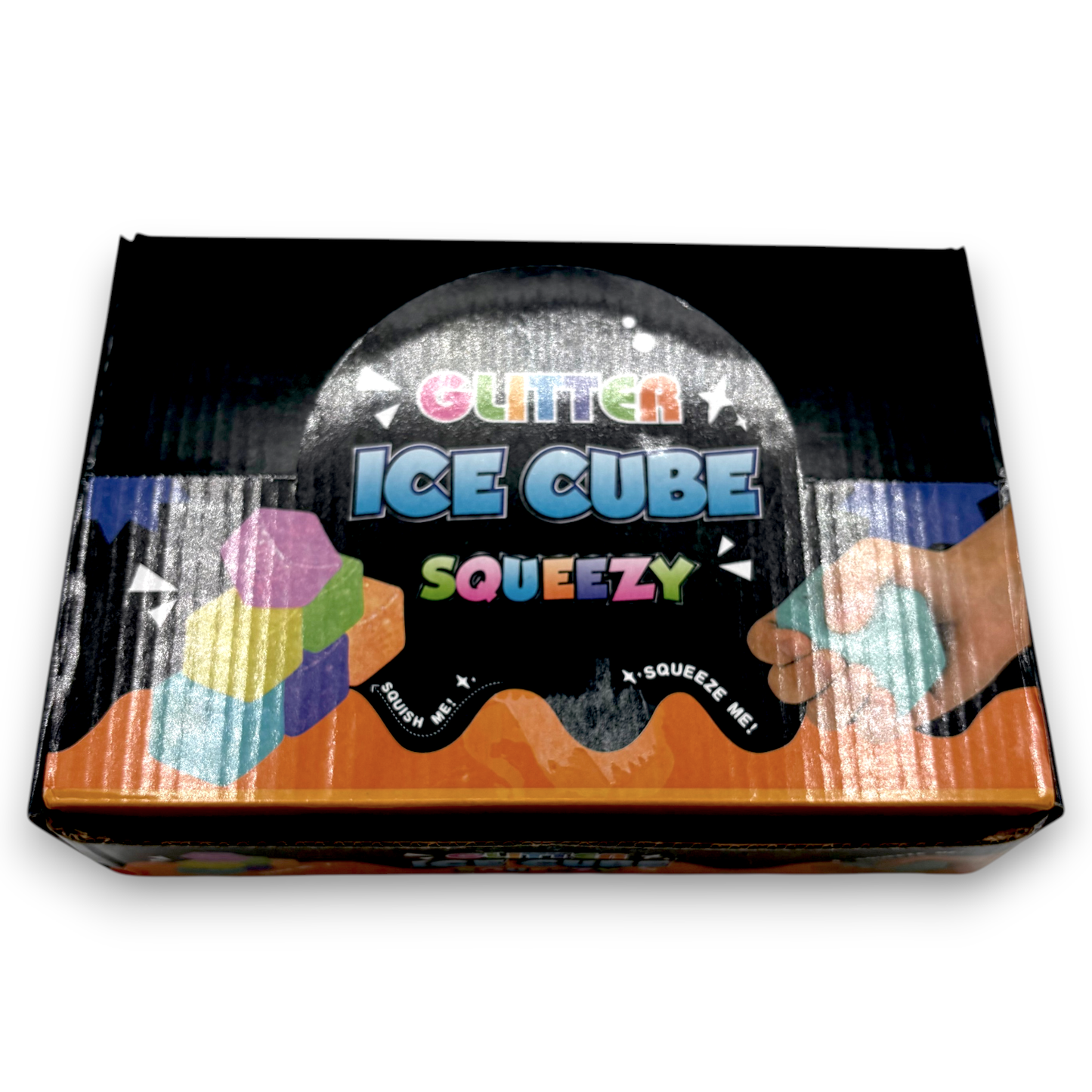 Glitter Squishy Ice Cube