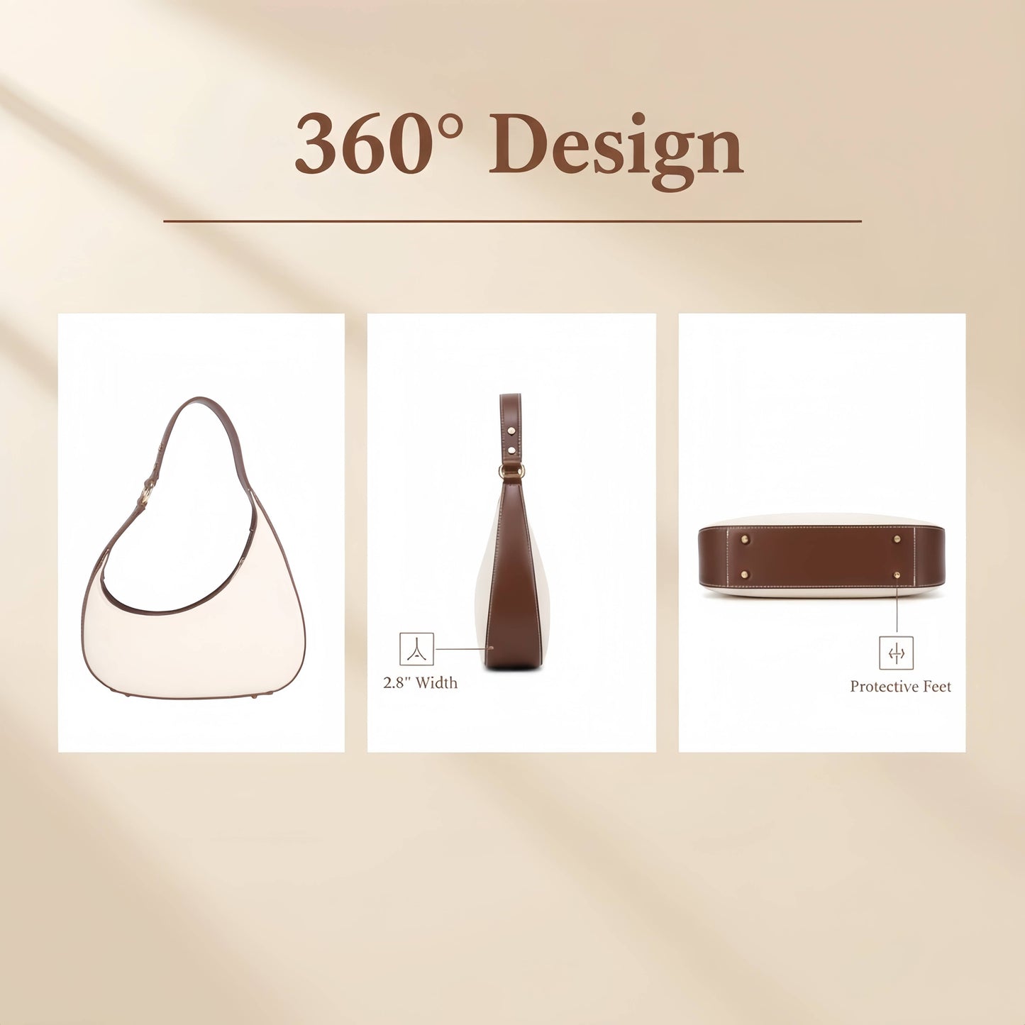 Alondra Canvas Beige/Coffee