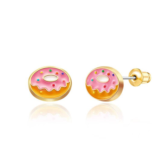 Lil J's Very Berry Donut Earrings